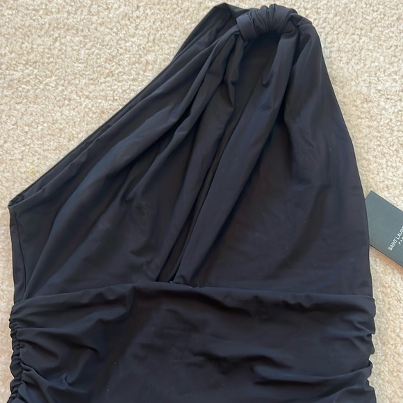 Saint Laurent One Shoulder One Piece Swimsuit - Picture 5 of 11